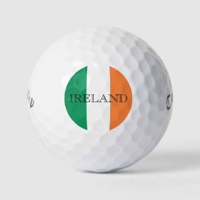 Irish Flag Ireland cwb gbt Golf Balls (Front)
