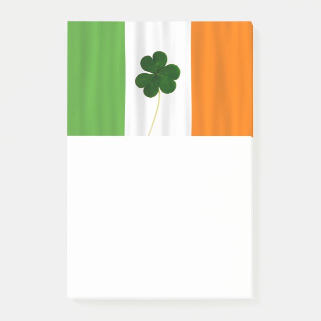 Irish Flag Ireland Green White Orange Post-it Post-it Notes (Front)