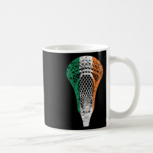 Irish Flag Ireland Lacrosse Coffee Mug