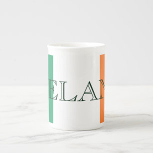 Irish Flag Ireland mugcn Bone China Mug