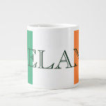 Irish Flag Ireland mugcnt Large Coffee Mug<br><div class="desc">Irish Flag Ireland Jumbo Mug

Design © Trinkets and Things 2017 - AHP Design. All Rights Reserved.</div>