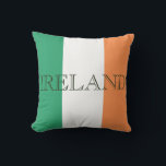 Irish Flag Ireland tpcnt Cushion<br><div class="desc">Irish Flag Ireland Outdoor Throw Pillow
Design © Trinkets and Things 2017 - AHP Design. All Rights Reserved.</div>