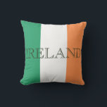 Irish Flag Ireland tpcnt Cushion<br><div class="desc">Irish Flag Ireland Outdoor Throw Pillow

Design © Trinkets and Things 2017 - AHP Design. All Rights Reserved.</div>