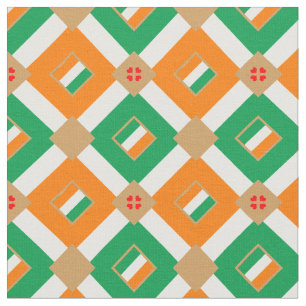 Irish Flag & Ireland Trendy Fabric fashion