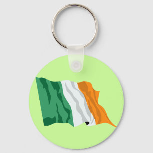 Irish Flag Key Chain