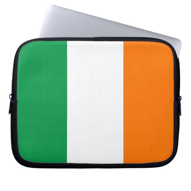 Irish Flag Laptop Sleeve (Front)