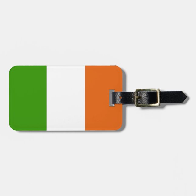 Irish Flag Luggage Tag (Front Horizontal)