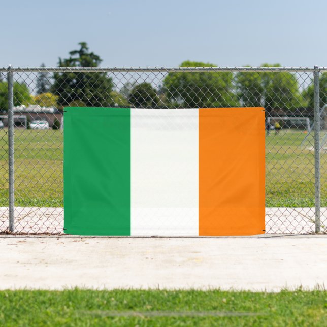 Irish flag of Ireland custom banner sign (Insitu)