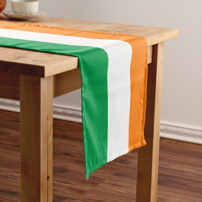 Irish flag of Ireland table runner for party (In Situ)