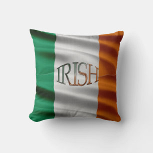 Irish Flag Patriotic Celtic Ireland Cushion