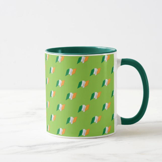 Irish Flag Pattern Mug (Right)
