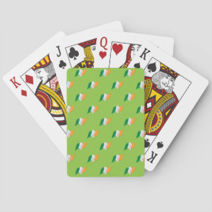Irish Flag Pattern Playing Cards