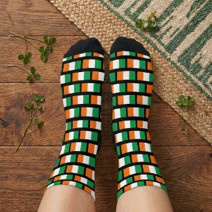 Irish Flag Pattern Socks