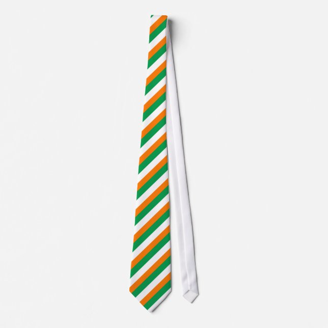 Irish flag pattern  Tie (Front)
