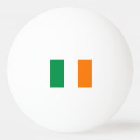 Irish flag ping pong balls for table tennis