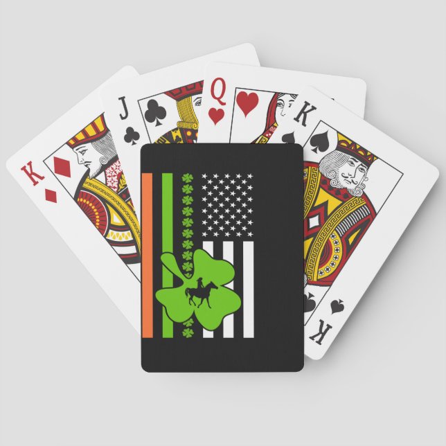 Irish Flag  Playing Cards (Back)