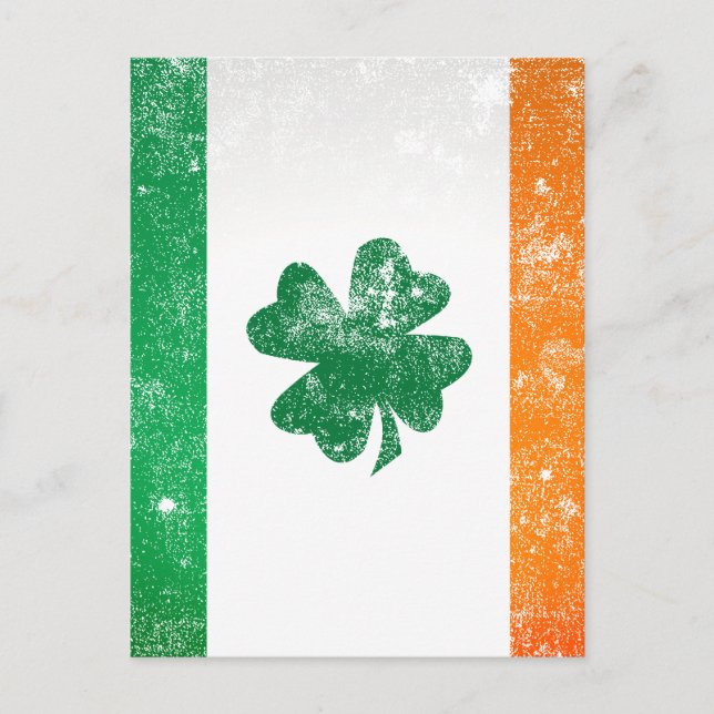 Irish Flag Postcard (Front)