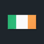 Irish Flag (Republic of Ireland) (ROI) (Eire) Canvas Print<br><div class="desc">This design features the national flag of the Republic of Ireland, which is a country in the North West of Europe. The Republic of Ireland consists of 26 out of the 32 counties on the island of Ireland (which is also known, in the Irish language, as Éire and, in Ulster...</div>