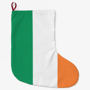 Irish Flag (Republic of Ireland) (ROI) (Eire) Large Christmas Stocking