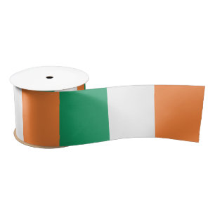 Irish Flag (Republic of Ireland) (ROI) (Eire) Satin Ribbon