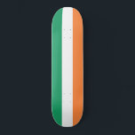 Irish Flag (Republic of Ireland) (ROI) (Eire) Skateboard<br><div class="desc">This design features the national flag of the Republic of Ireland, which is a country in the North West of Europe. The Republic of Ireland consists of 26 out of the 32 counties on the island of Ireland (which is also known, in the Irish language, as Éire and, in Ulster...</div>