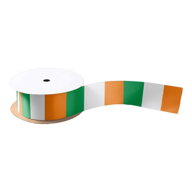 Irish flag ribbon satin ribbon (Spool)