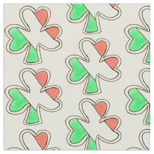 Irish Flag Saint Patrick's Day Shamrock Cookie Fabric