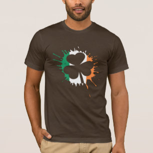 Irish Flag Shamrock St Patricks Day T-Shirt