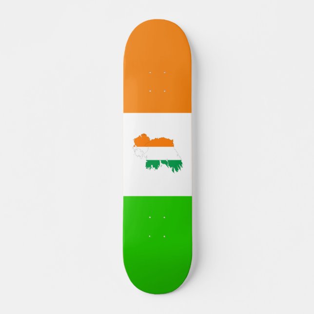 Irish flag skateboard (Front)