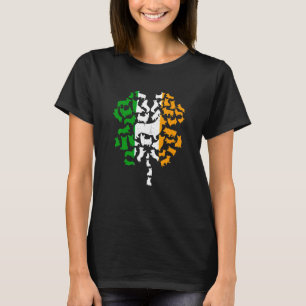 Irish Flag St Patrick S Day Corgi Shamrock Dog Dad T-Shirt