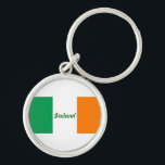 Irish Flag/St Patrick's Day Key Ring<br><div class="desc">Irish Flag</div>