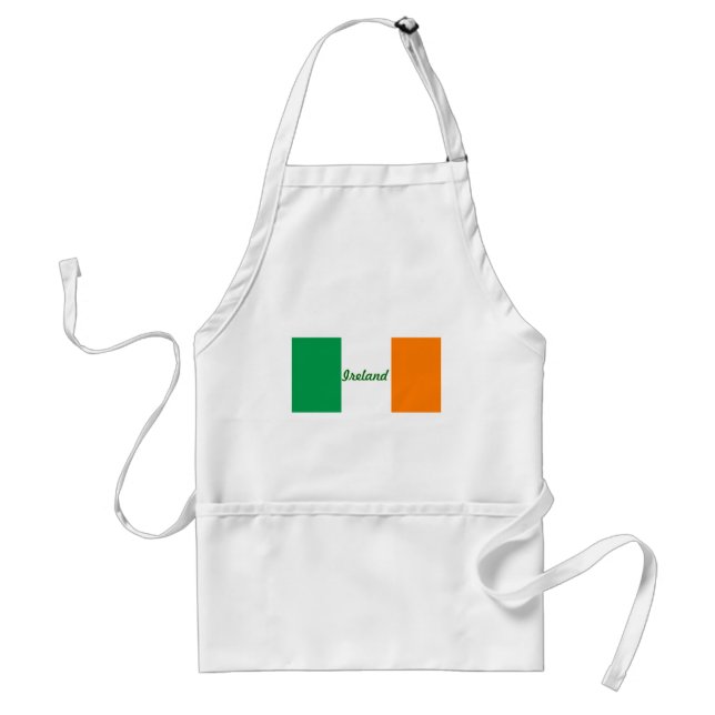 Irish Flag/St Patrick's Day Standard Apron (Front)