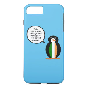 Irish Flag Talking Ms. Penguin Personalised Case-Mate iPhone Case
