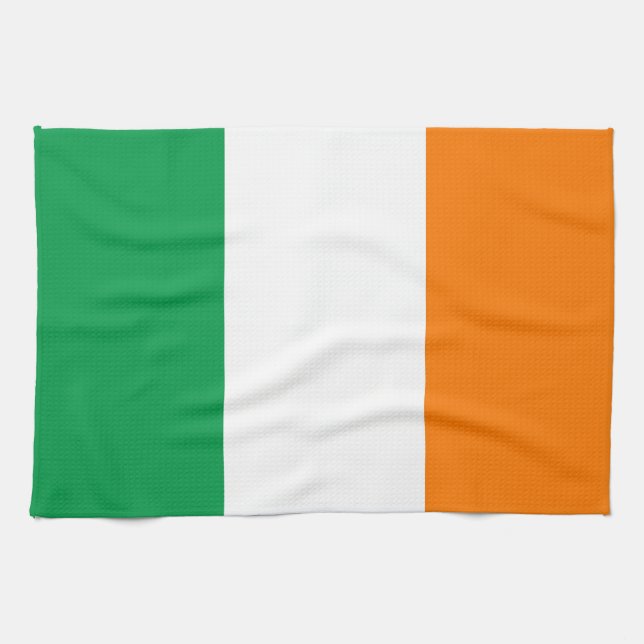 Irish Flag Tea Towel (Horizontal)