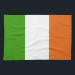 Irish Flag Tea Towel<br><div class="desc">I like the way this looks and I hope you do too!  Thanks for stopping by!  Feel free to customise this to meet your needs.  Have a wonderful day!</div>