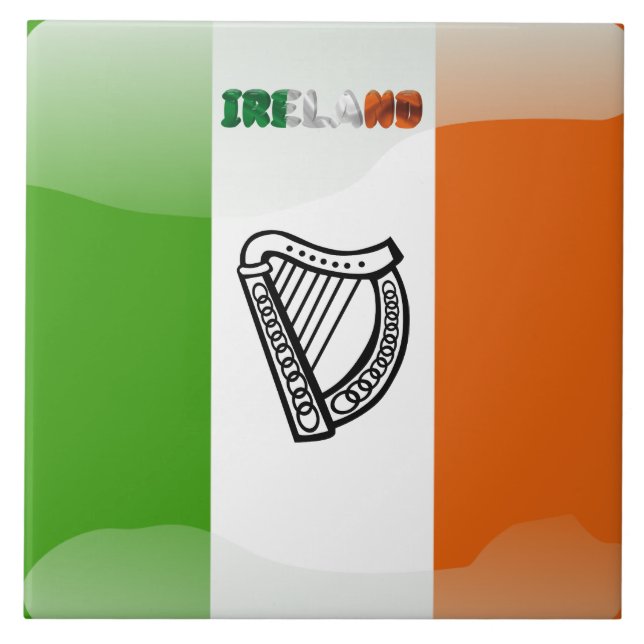 Irish flag tile (Front)