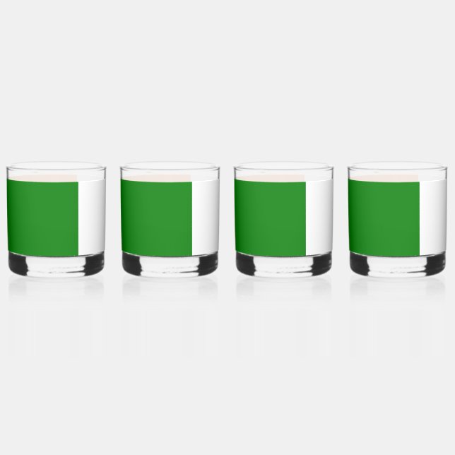 Irish Flag Total  Whiskey Glass (Front)
