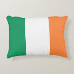 Irish Flag tpt Decorative Cushion<br><div class="desc">Irish Flag Accent Pillow

Design © Trinkets and Things 2017 - AHP Design. All Rights Reserved.</div>