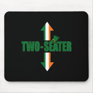 Irish Flag Two Seater Party-trashy Adult Humor Fun Mouse Pad
