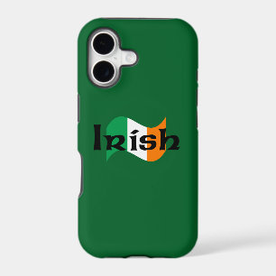 Irish Flag with Celtic Font