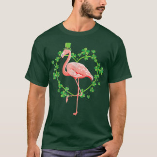 Irish Flamingo Green Saint Patrick Day 2022 Lucky T-Shirt