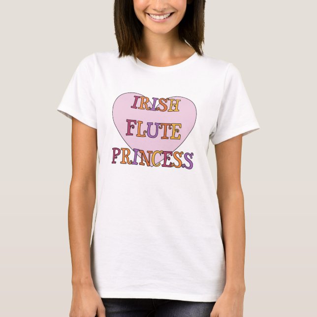 Irish Flute Princess T-Shirt (Front)