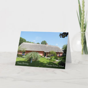 Irish Folk Cottage for Birthday-Card Card