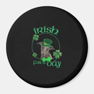 Irish For A Day Whippet Lucky Dog In Patrick Day T Magnet
