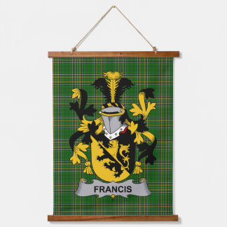 Irish Francis Coat of Arms Family Crest Hanging Tapestry