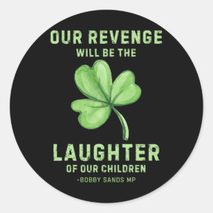 Irish Freedom Bob1 Classic Round Sticker