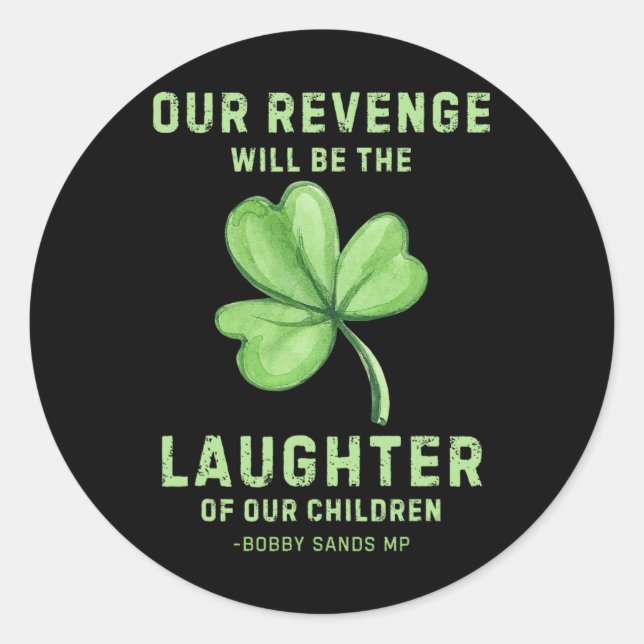 Irish Freedom Bob1  Classic Round Sticker (Front)