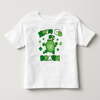 Irish Frog Erin Go Bragh Toddler T-Shirt