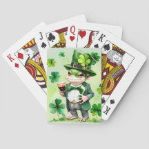 Irish Frog Hopping Deck of Cards