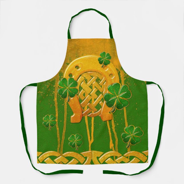Irish Fun 3D Whimsey  Apron (Front)